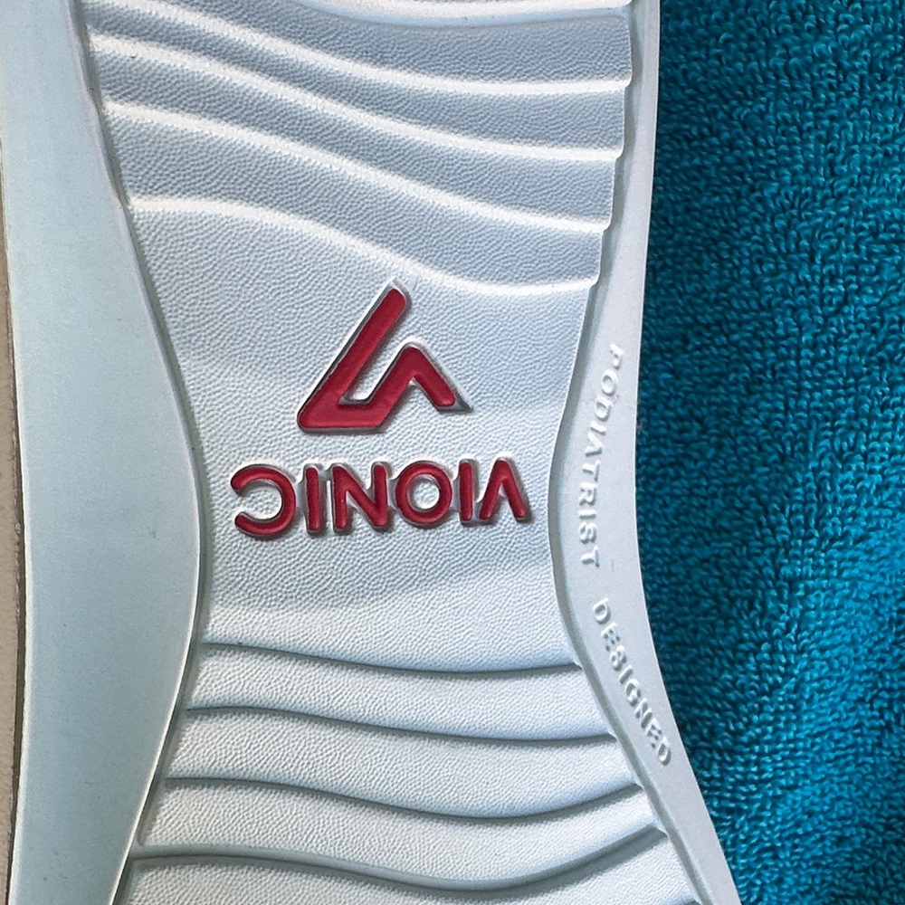 Vionic White Adjustable Triple-Strap Comfort Sand… - image 4